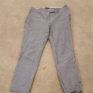 Ann Taylor Black and White Pants